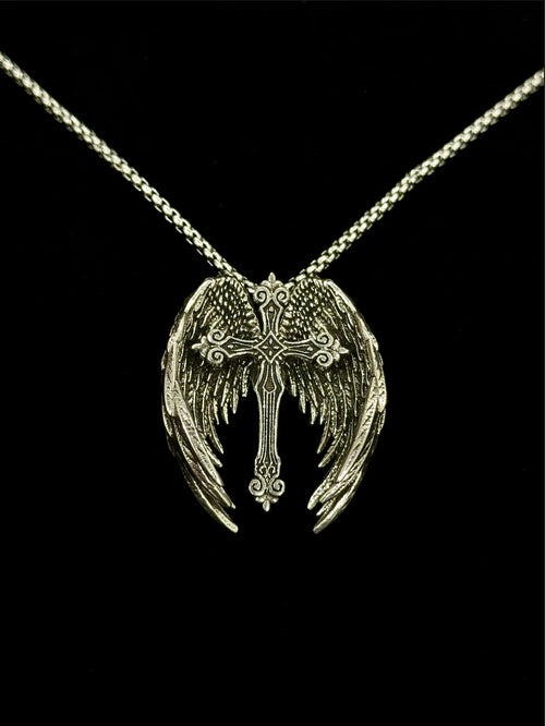 Angle Cross Necklace